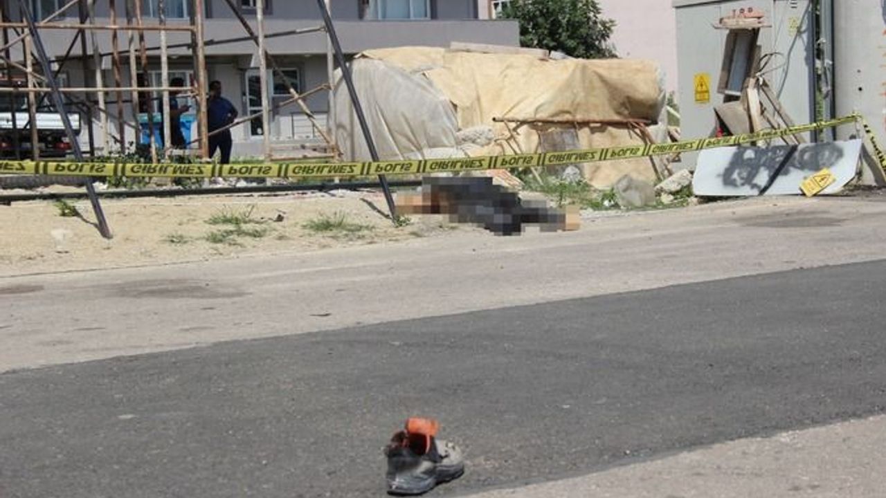 Elektrik akımına kapılan işçinin feci ölümü