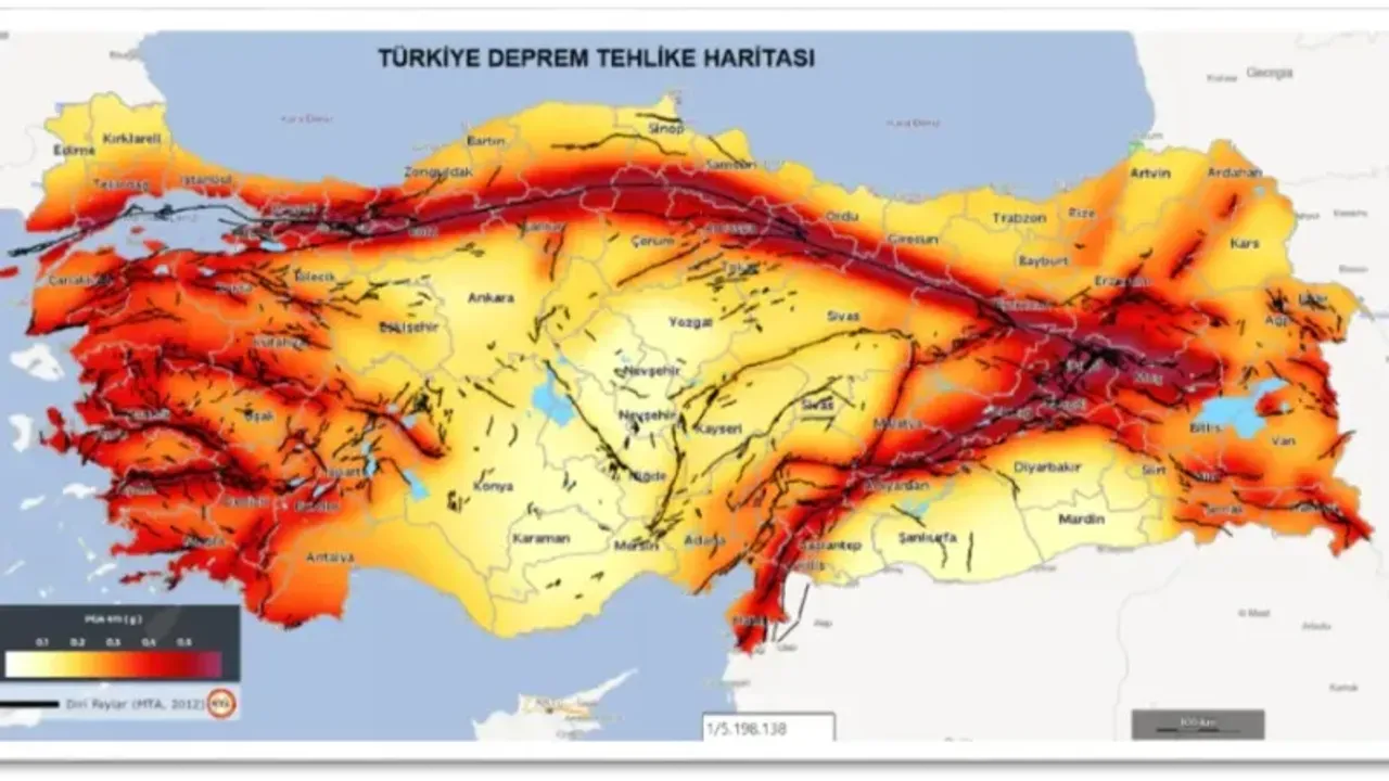Evinizden Fay Hattı Geçiyor Olabilir! Deprem Haritasında Yerinize Bakın