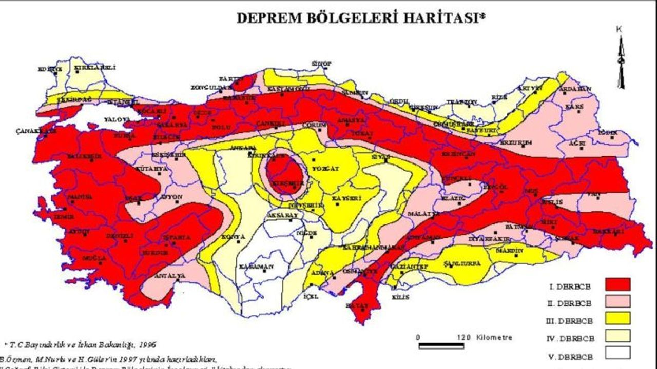AFAD, Türkiye’nin Deprem Risk Haritasını Güncelledi! İşte En Riskli ve En Güvenli İller...