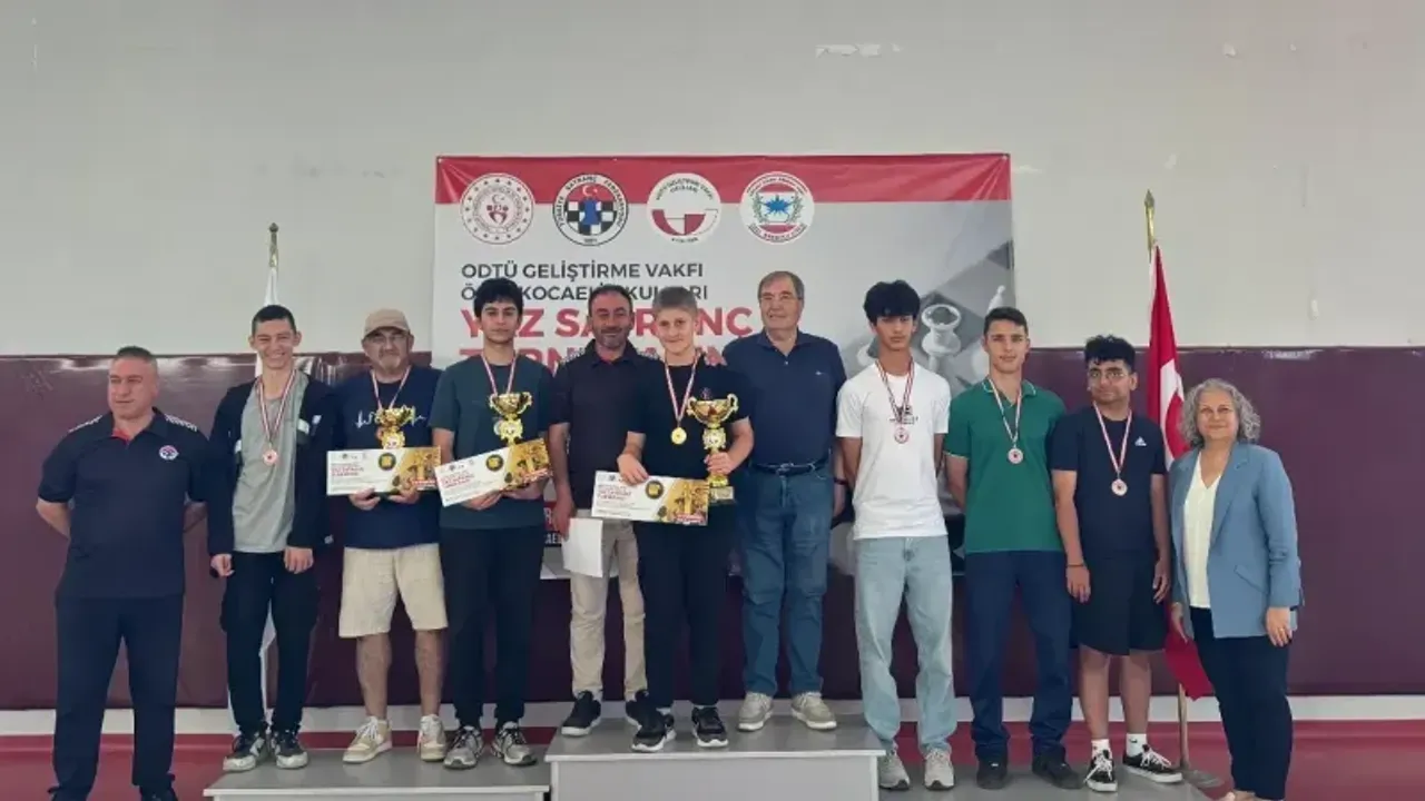 ODTÜ GV Özel Kocaeli Okulları Yaz Satranç Turnuvası’na 196 Sporcu Katıldı