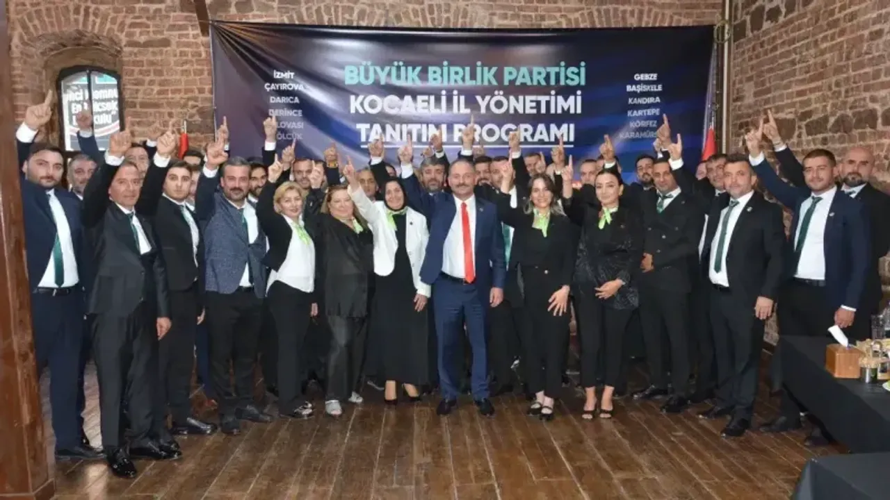 Büyük Birlik İl Başkanı Küpçü Yeni Yönetimini Açıkladı: 41 Kişilik Güçlü Kadro