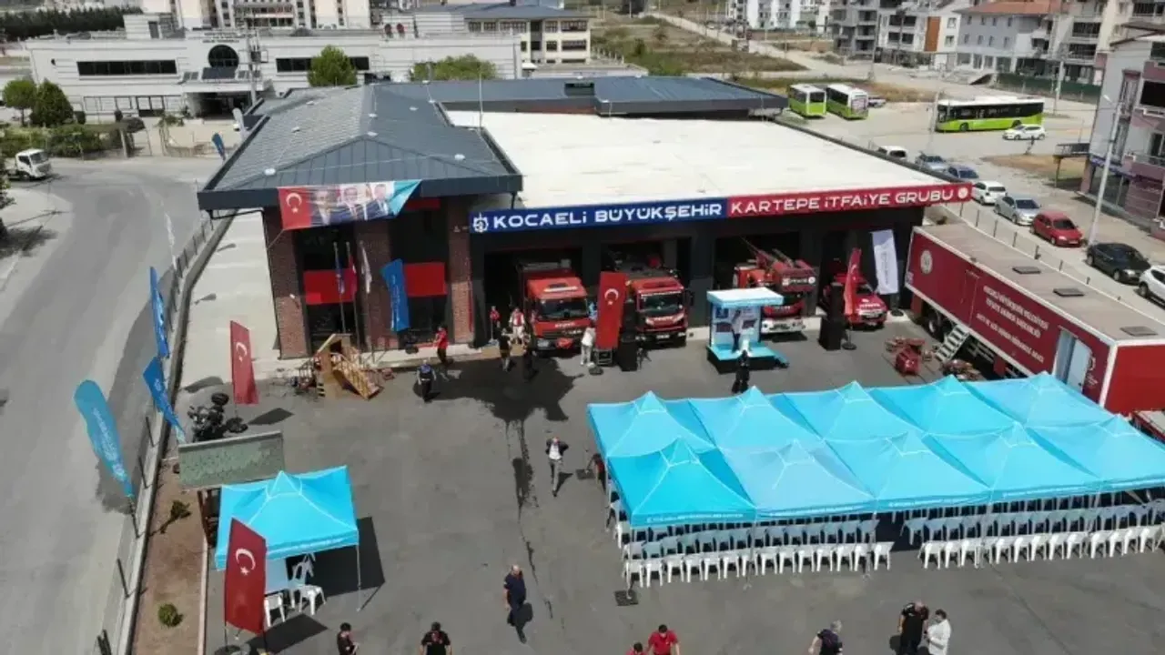 Kartepe’nin yeni itfaiye üssü hizmete girdi!