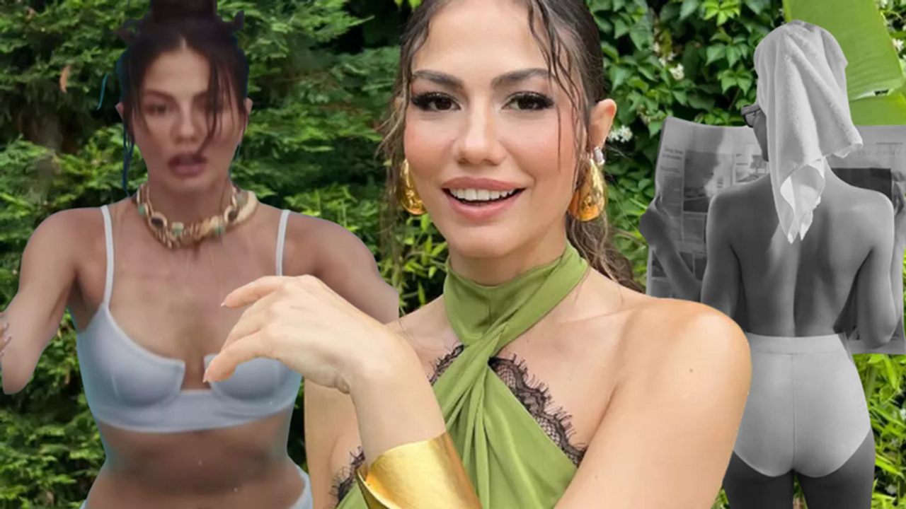 Demet Özdemir'in Üstsüz Pozları Olay Oldu