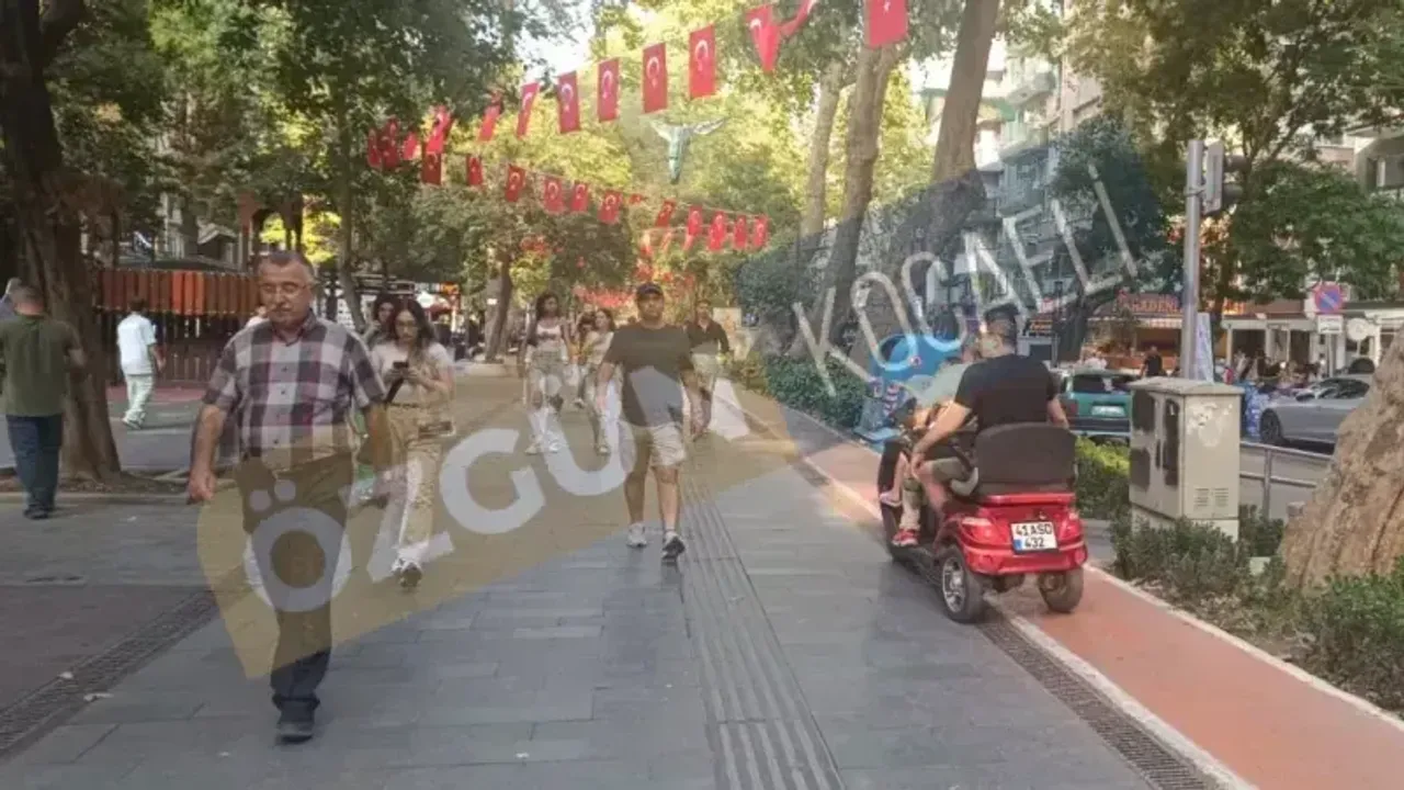 Yürüyüş Yolunda Motosiklet İşgali Vatandaşı Çileden Çıkardı