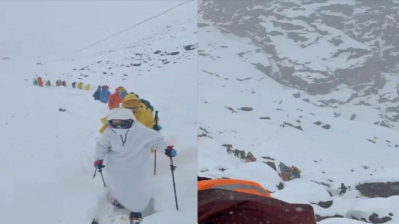 Bin Kişi Dağda Mahsur Kaldı