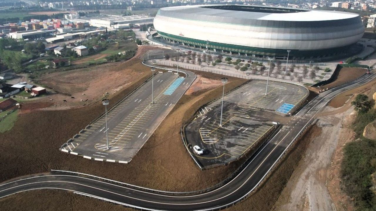 5 bin araçlık otopark, milli maç için tamam!