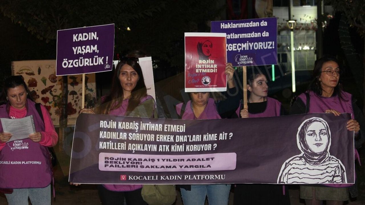 Kocaeli Kadın Platformu Rojin Kabaiş İçin Ses Yükseltti