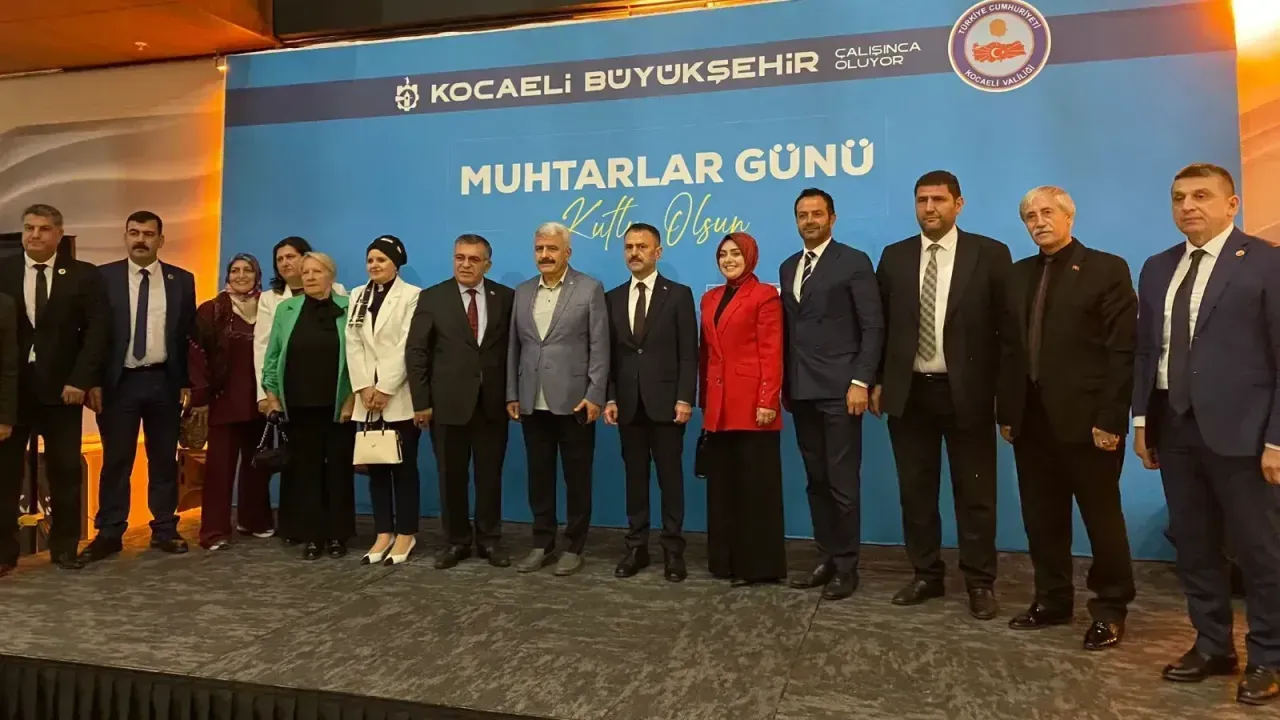 Kocaeli'de Muhtarlar Günü Coşkuyla Kutlandı