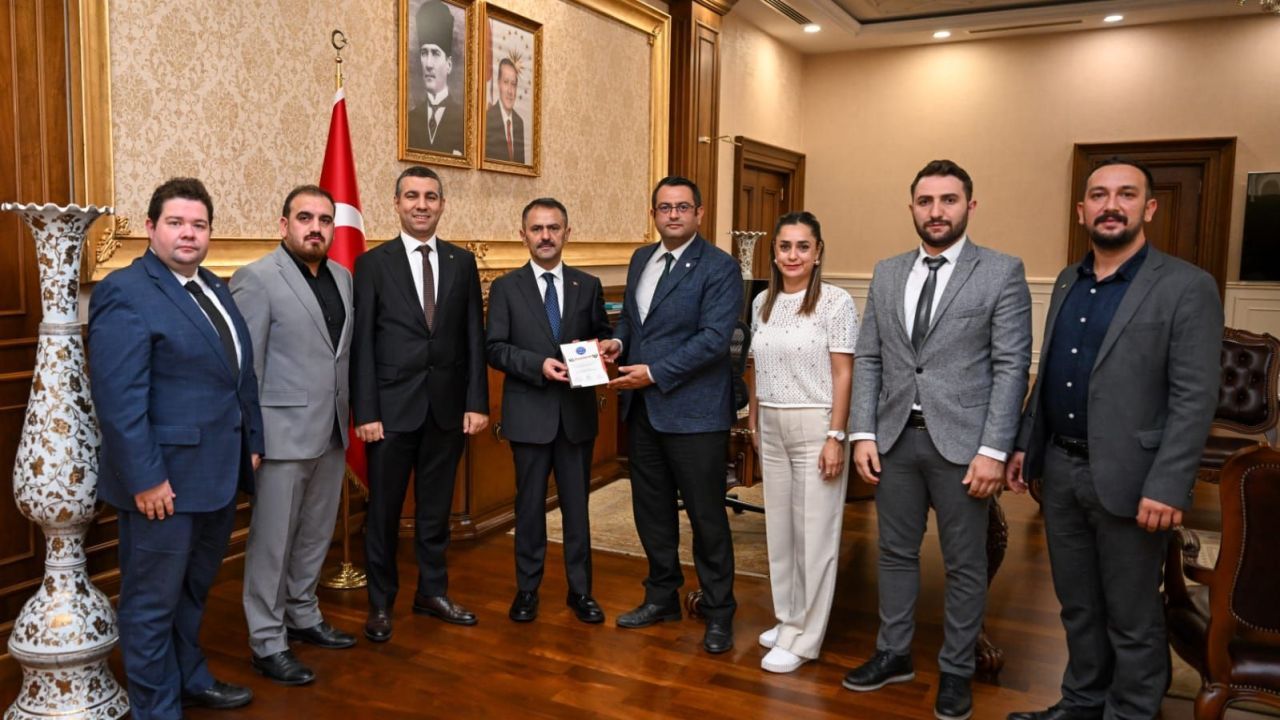 İnşaat Mühendislerinden Vali’ye Ziyaret