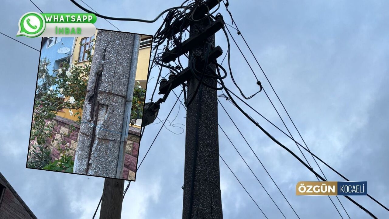 Faciaya Ramak Kaldı! Bu Direk Tehlike Saçıyor