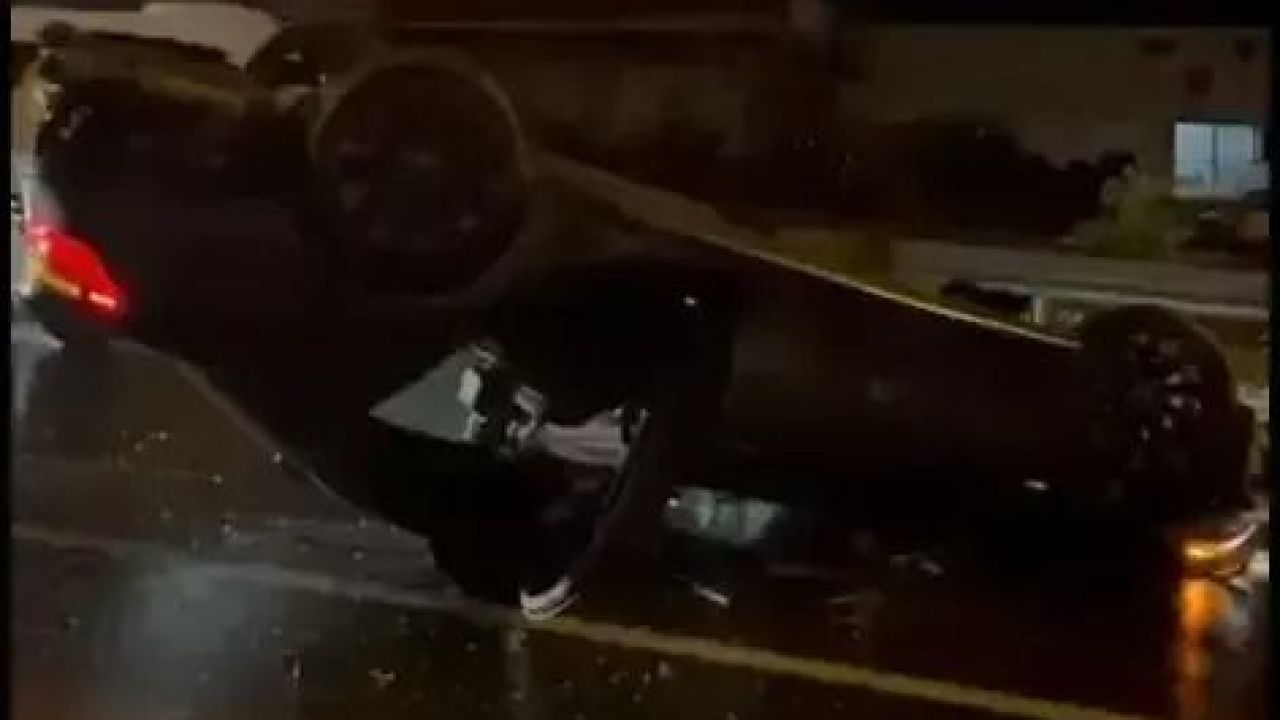 Yağmur kazayı beraberinde getirdi!