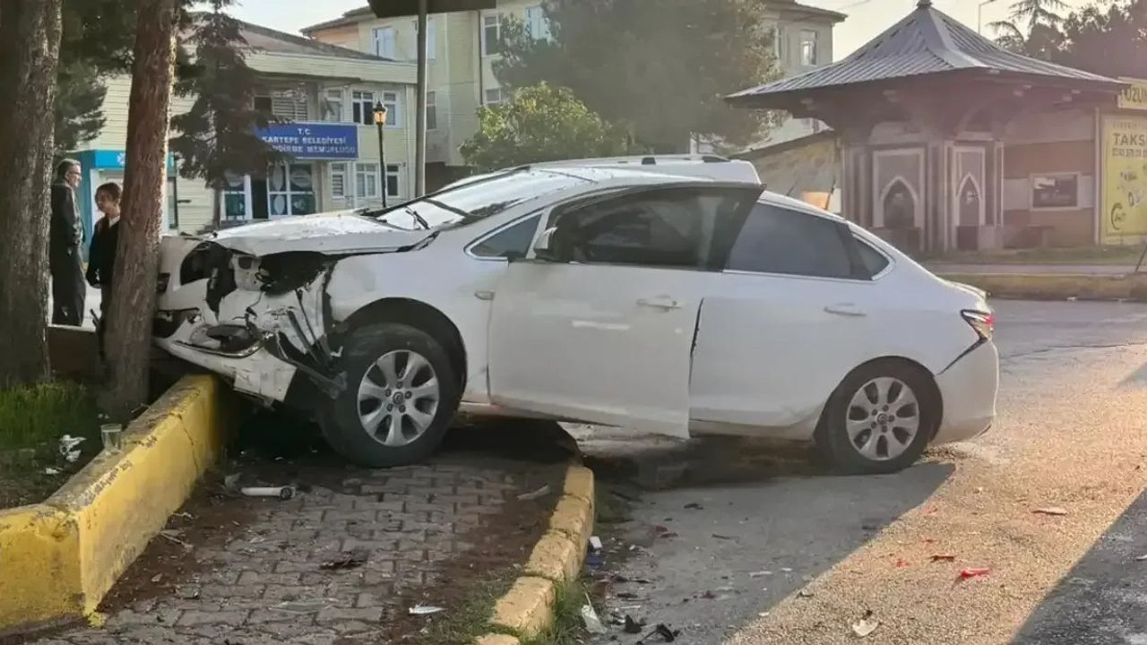 Kartepe'de korkunç kaza!