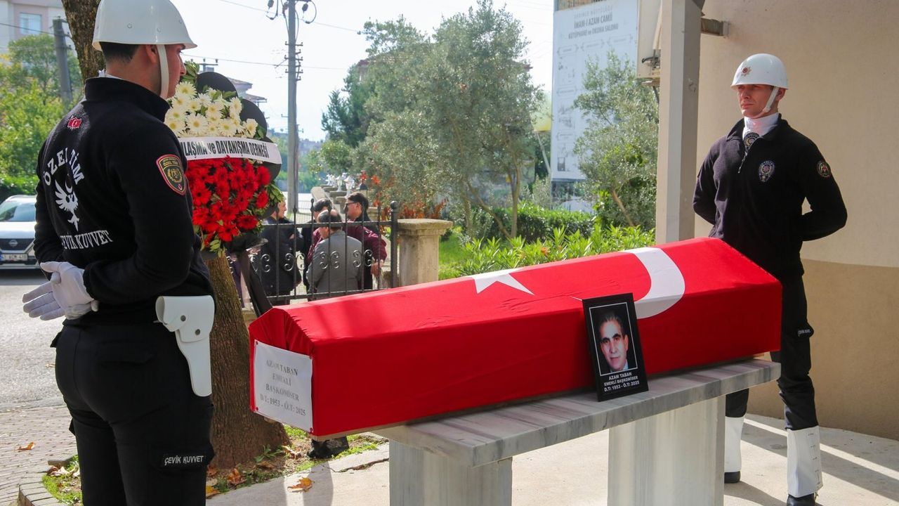 Emekli Başkomiser Azam Taban’a Son Veda