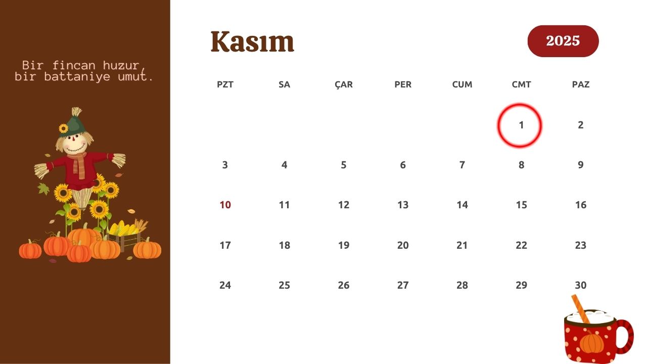 1 Kasım Ne Günü? 1 Kasım’da Kutlanan Özel Günler