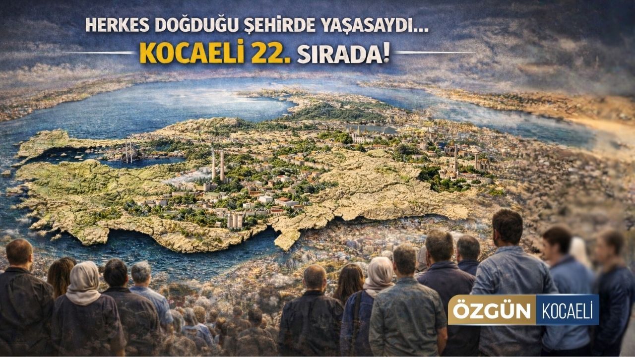 Herkes doğduğu şehirde yaşasaydı Kocaeli kaçıncı sırada olurdu?