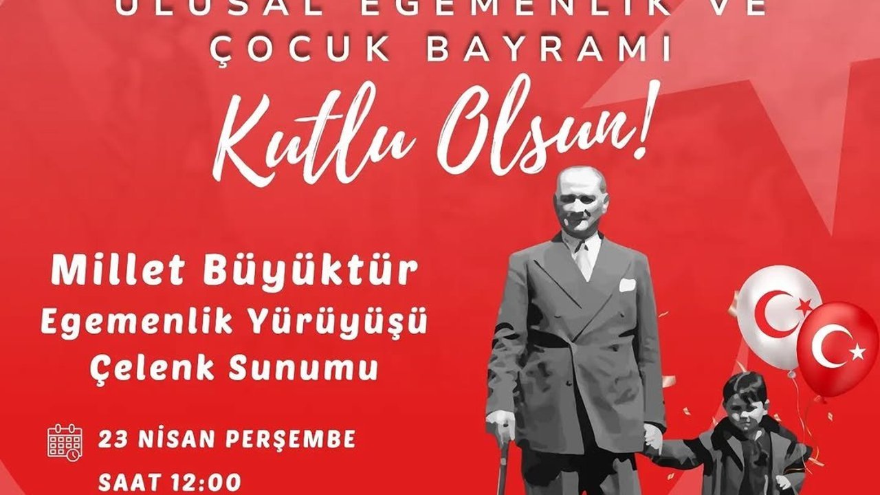 CHP İzmit’in 23 Nisan programı belli oldu