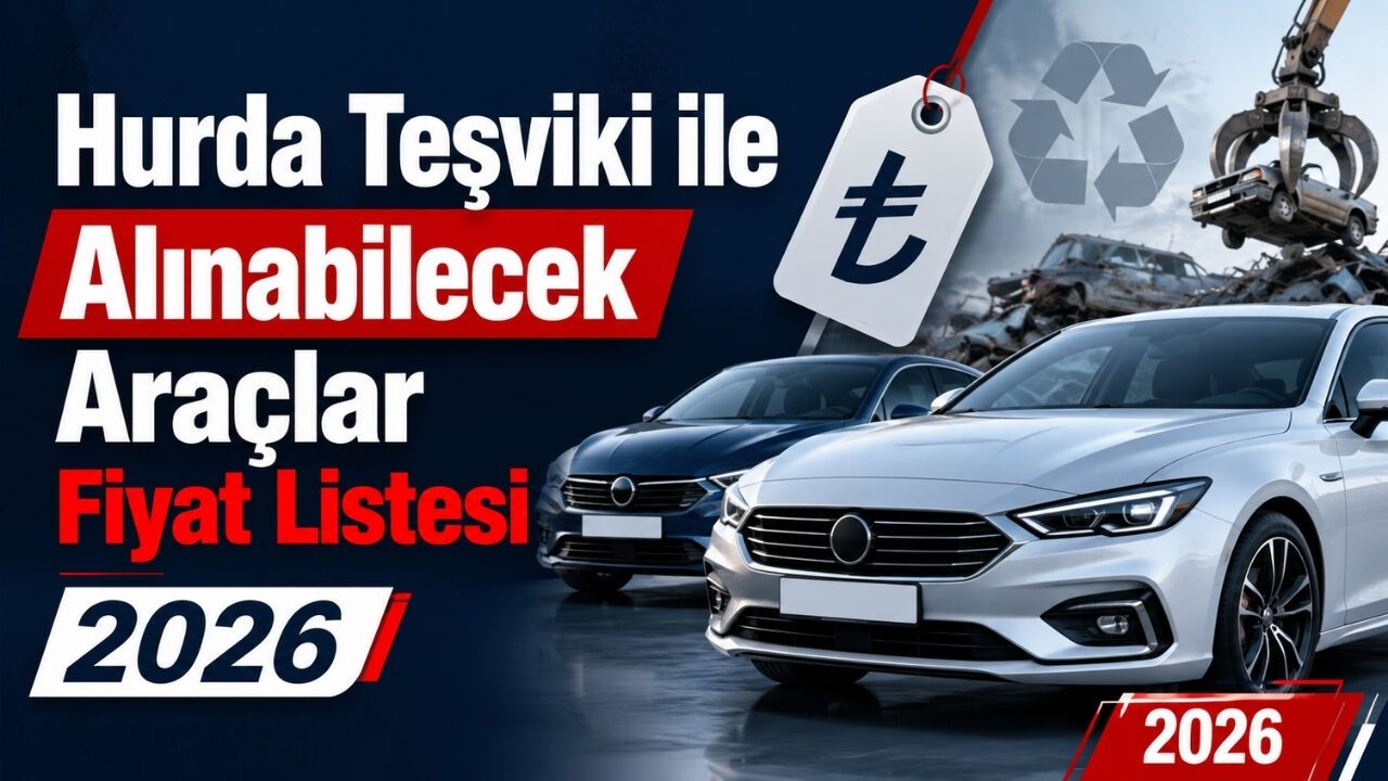 Hurda Teşviki ile Alınabilecek Araçlar Fiyat Listesi 2026