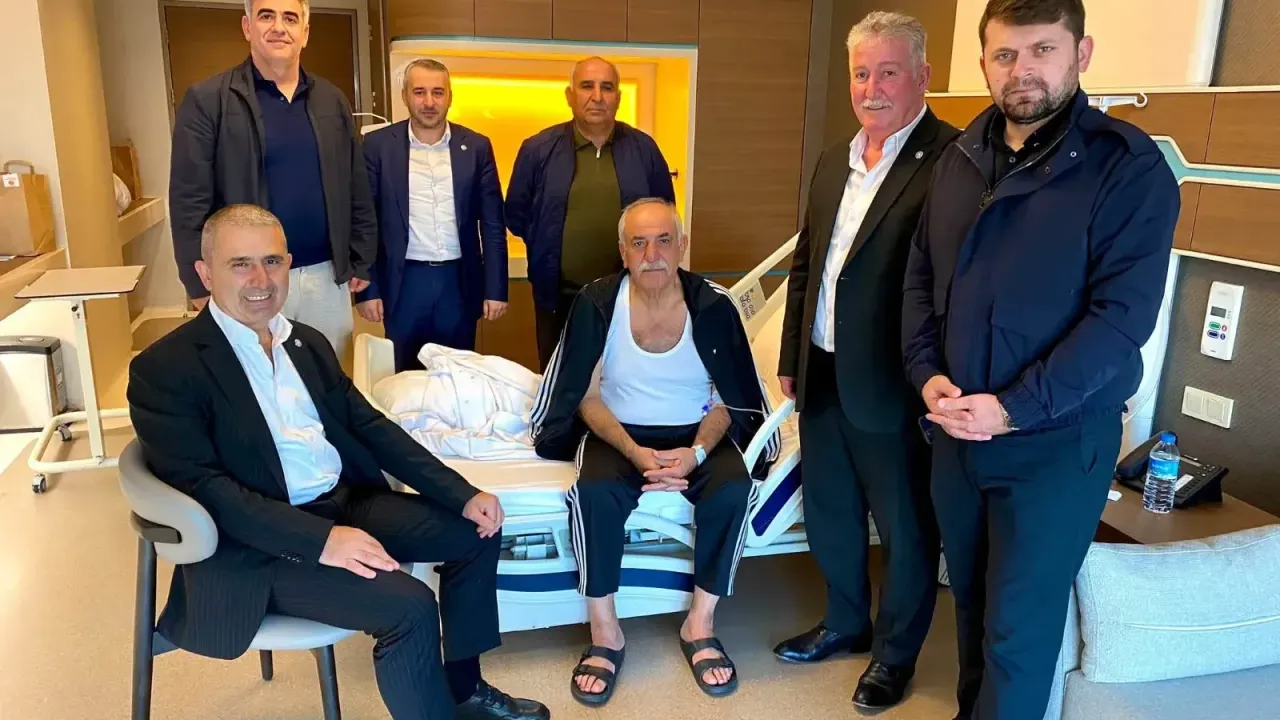 İYİ Parti'den Cumali Durmuş'a Ziyaret
