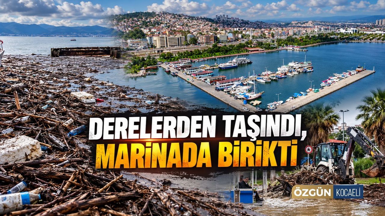 Kocaeli Büyükşehir'den Marina temizliği