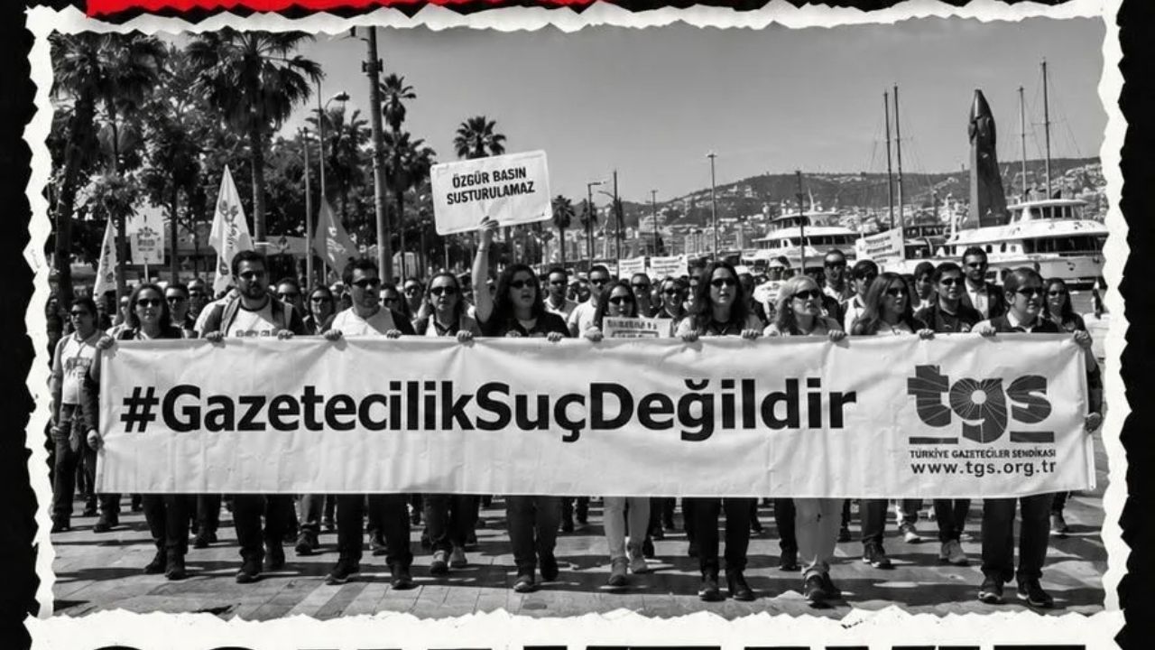 Basın özgürlüğü için İzmit'te