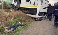 İşçileri Taşıyan Servis Takla Attı!