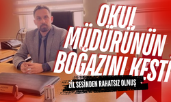 Zilden Rahatsız Oldu Müdürün Boğazını Kesti