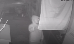 Türk Bayrağına Çirkin Saldırı Kamerada