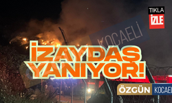 İzaydaş yanıyor! Çok Sayıda İtfaiye Müdahale Ediyor