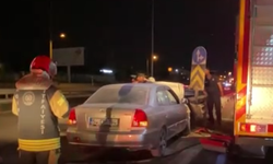 Bariyerlere Ok Gibi Saplandı!