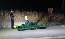 Yolun karşısına geçmeye çalışırken canından oldu! 