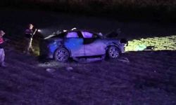 Otomobiliyle ölüme uçtu!