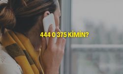 444 0 375 Kimin? 444 0 375 Neden Arıyor?