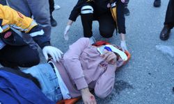 Motosikletli ölümden döndü!