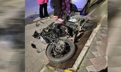 Körfez'de motosiklet kazası!