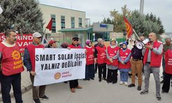 Smart Solar'da grev devam ediyor: "Smart Solar'da kazanan işçiler olacak"