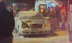 Eşiyle tartıştı hem kendini hem otomobilini ateşe verdi!