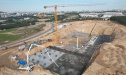 Çayırova Devlet Hastanesi'nin temel betonu dökülüyor