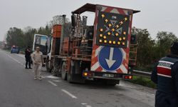 Yol çalışmasında patlama!