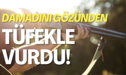 Damadını Tüfekle Gözünden Vurdu