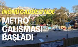 İnönü Caddesi Metro Çalışmaları Başladı