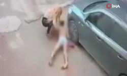 İç çamaşırıyla kaçarken canını aldı