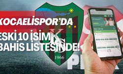 Kocaelispor'da eski 10 isim bahis listesinde!
