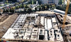 KOÜ Camii ve Otopark projesinde ilerleme yüzde 40