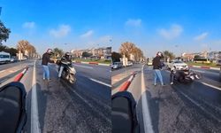 Yağlı Yol Kabusu: Motosikletliler Peş Peşe Yere Çakıldı