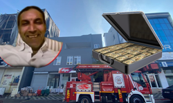 Yanan fabrikanın sahibi para dolu bavullarla yakaland!