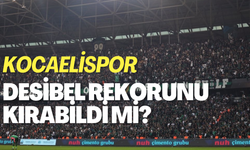 Kocaelispor taraftarı desibel rekorunu kıramadı