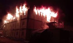 İşçi Dolu Konteyner Kül Oldu