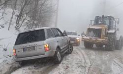Kocaeli’de Kar Yağışı Sürücülere Zor Anlar Yaşattı