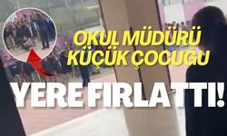 Okul Müdüründe Öğrenciyi Yere Fırlattı!