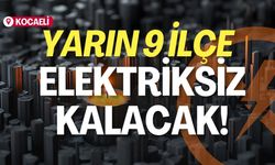 Kocaeli'de 9 İlçe Elektriksiz Kalacak
